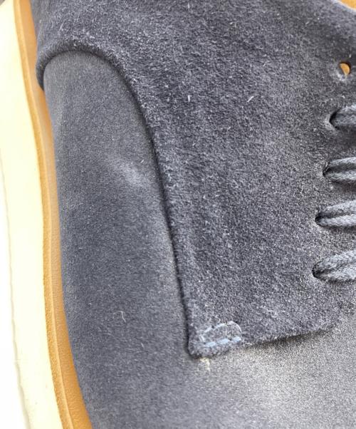 GIORGIO ARMANI（ジョルジョアルマーニ）GIORGIO ARMANI (ジョルジョアルマーニ) スウェードシューズ ネイビー サイズ:7の古着・服飾アイテム