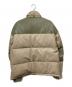 AVIREX (アヴィレックス) ラムレザーダウンジャケット ベージュ×グリーン サイズ:M：13000円