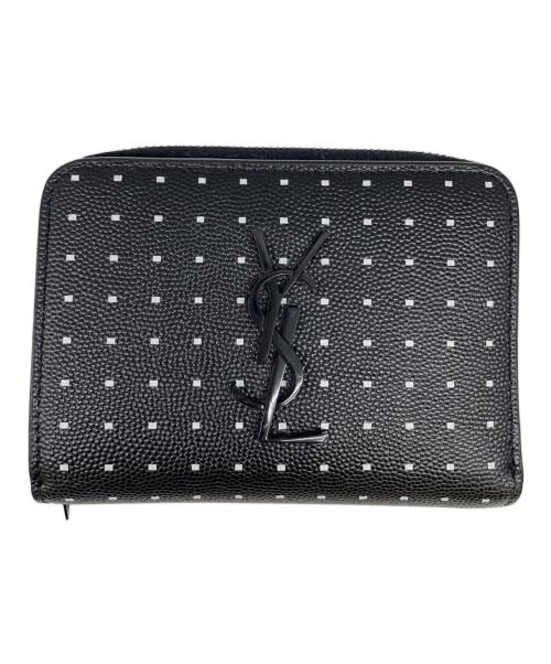 Yves Saint Laurent（イヴサンローラン）Yves Saint Laurent (イヴサンローラン) 2つ折り財布 ブラックの古着・服飾アイテム