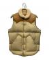 RockyMountainFeatherBed（ロッキーマウンテンフェザーベッド）の古着「ダウンベスト」｜ベージュ×ブラウン