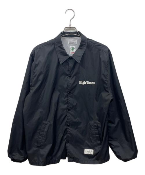 HIGH TIMES（ハイ タイムズ）HIGH TIMES (ハイ タイムズ) WACKO MARIA  (ワコマリア) ナイロンジャケット ブラック サイズ:Lの古着・服飾アイテム