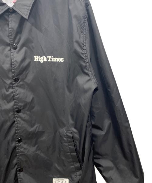 HIGH TIMES（ハイ タイムズ）HIGH TIMES (ハイ タイムズ) WACKO MARIA  (ワコマリア) ナイロンジャケット ブラック サイズ:Lの古着・服飾アイテム
