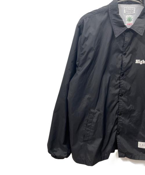 HIGH TIMES（ハイ タイムズ）HIGH TIMES (ハイ タイムズ) WACKO MARIA  (ワコマリア) ナイロンジャケット ブラック サイズ:Lの古着・服飾アイテム