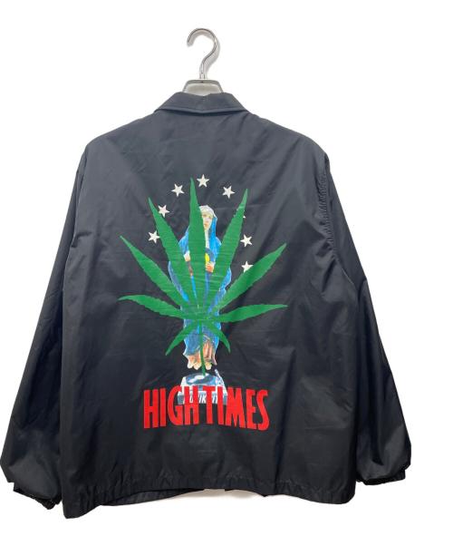 HIGH TIMES（ハイ タイムズ）HIGH TIMES (ハイ タイムズ) WACKO MARIA  (ワコマリア) ナイロンジャケット ブラック サイズ:Lの古着・服飾アイテム