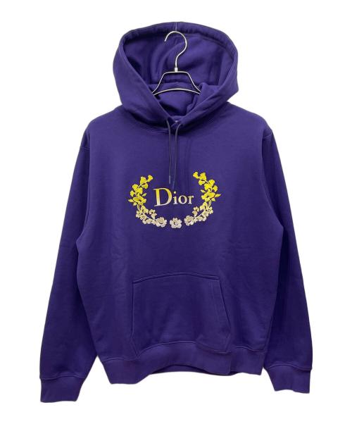 Dior（ディオール）Dior (ディオール) プルオーバーパーカー パープル サイズ:Lの古着・服飾アイテム