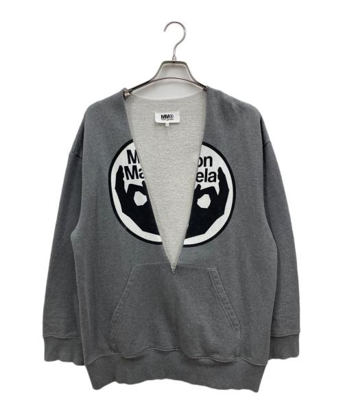 MM6 Maison Margiela（エムエムシックスメゾンマルジェラ）MM6 Maison Margiela (エムエムシックスメゾンマルジェラ) 2パートスウェット グレー サイズ:Mの古着・服飾アイテム