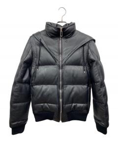 中古・古着通販】PUNYUS (プニュズ) フェイクレザージャケット