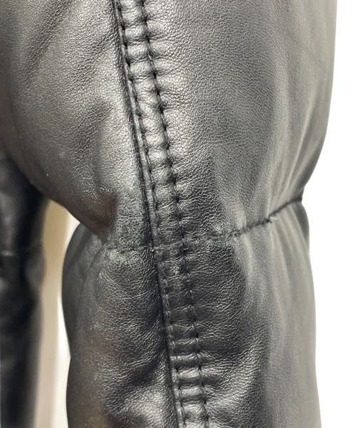 Dior（ディオール）Dior (ディオール) 2WAYレザーダウンジャケット ブラック サイズ:44の古着・服飾アイテム