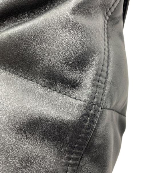 Dior（ディオール）Dior (ディオール) 2WAYレザーダウンジャケット ブラック サイズ:44の古着・服飾アイテム