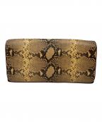 DRIES VAN NOTENドリスヴァンノッテン）の古着「クラッチバッグ」｜ブラック×ブラウン