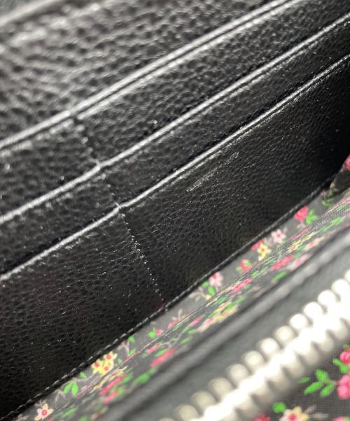 Vivienne Westwood（ヴィヴィアンウエストウッド）Vivienne Westwood (ヴィヴィアンウエストウッド) ラウンドファスナー財布 ブラックの古着・服飾アイテム