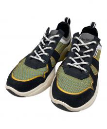 COACH（コーチ）の古着「ローカットスニーカー」｜ブラック×イエロー