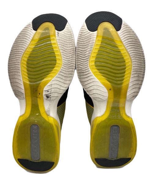 COACH（コーチ）COACH (コーチ) ローカットスニーカー ブラック×イエロー サイズ:255の古着・服飾アイテム