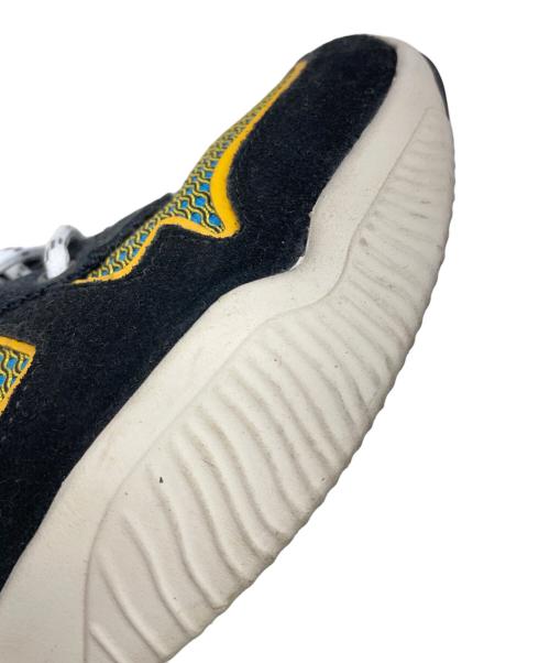 COACH（コーチ）COACH (コーチ) ローカットスニーカー ブラック×イエロー サイズ:255の古着・服飾アイテム