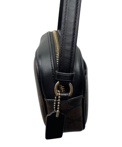 COACH（コーチ）COACH (コーチ) ショルダーバッグ ブラック×ブラウンの古着・服飾アイテム