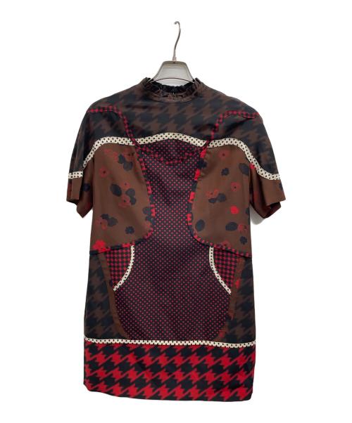 COACH（コーチ）COACH (コーチ) ワンピース ブラック×レッド サイズ:XSの古着・服飾アイテム