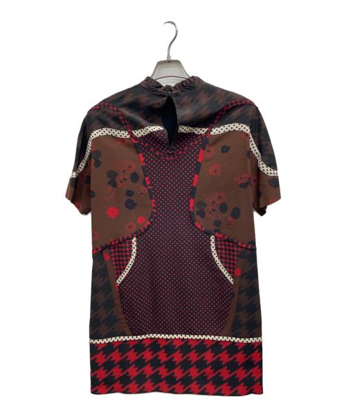 COACH（コーチ）COACH (コーチ) ワンピース ブラック×レッド サイズ:XSの古着・服飾アイテム