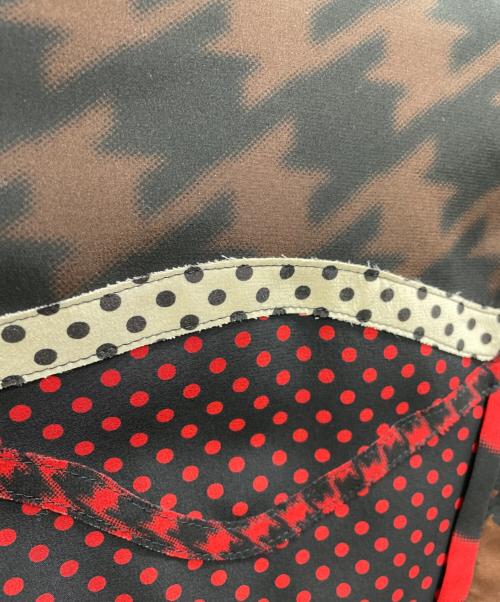 COACH（コーチ）COACH (コーチ) ワンピース ブラック×レッド サイズ:XSの古着・服飾アイテム