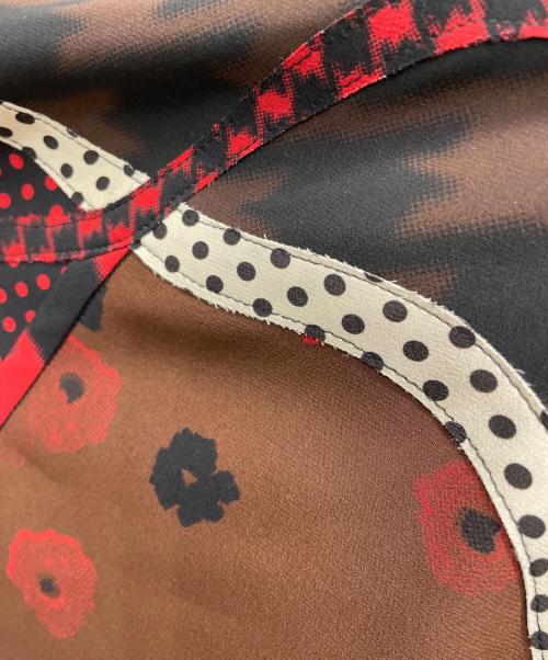 COACH（コーチ）COACH (コーチ) ワンピース ブラック×レッド サイズ:XSの古着・服飾アイテム