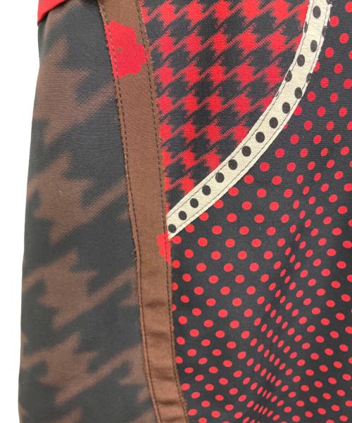 COACH（コーチ）COACH (コーチ) ワンピース ブラック×レッド サイズ:XSの古着・服飾アイテム