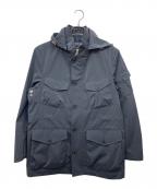 MACKINTOSHマッキントッシュ）の古着「3レイヤーポリエステルフーデットブルゾン」｜ネイビー