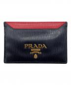 PRADAプラダ）の古着「カードケース」｜ブラック×レッド