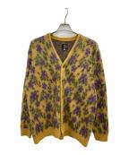Needlesニードルズ）の古着「モヘアカーディガン」｜イエロー