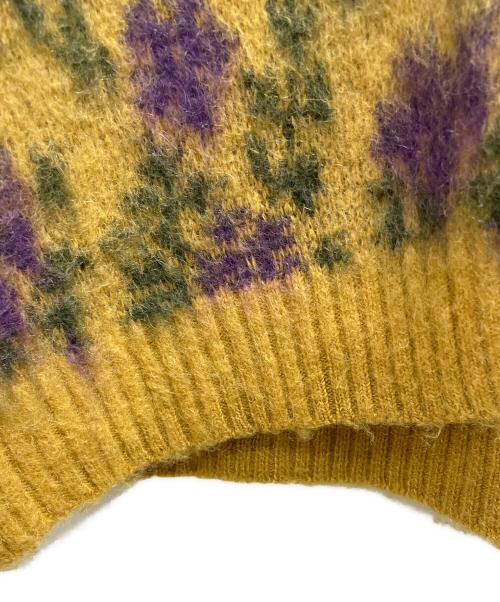 Needles（ニードルズ）Needles (ニードルズ) モヘアカーディガン イエロー サイズ:Ｍの古着・服飾アイテム