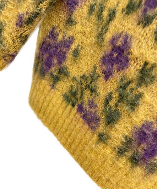 Needles（ニードルズ）Needles (ニードルズ) モヘアカーディガン イエロー サイズ:Ｍの古着・服飾アイテム