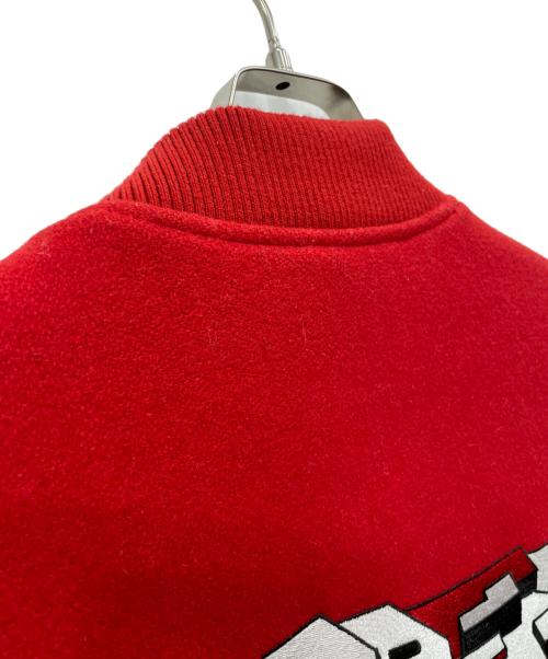 SUPREME（シュプリーム）SUPREME (シュプリーム) Delta Logo Varsity Jacket レッド サイズ:Mの古着・服飾アイテム