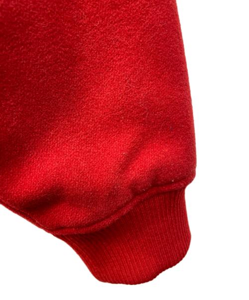 SUPREME（シュプリーム）SUPREME (シュプリーム) Delta Logo Varsity Jacket レッド サイズ:Mの古着・服飾アイテム