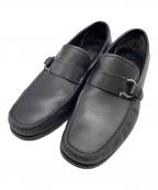 Salvatore Ferragamoサルヴァトーレ フェラガモ）の古着「ドライビングシューズ」｜ブラック