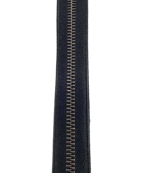 GUCCI（グッチ）GUCCI (グッチ) ラウンドファスナー長財布 ブラックの古着・服飾アイテム