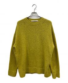 JOHN LAWRENCE SULLIVAN（ジョン ローレンス サリバン）の古着「クルーネックニット」｜黄緑
