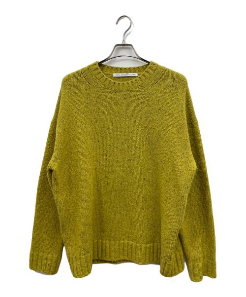 JOHN LAWRENCE SULLIVAN（ジョン ローレンス サリバン）JOHN LAWRENCE SULLIVAN (ジョン ローレンス サリバン) クルーネックニット 黄緑 サイズ:Sの古着・服飾アイテム