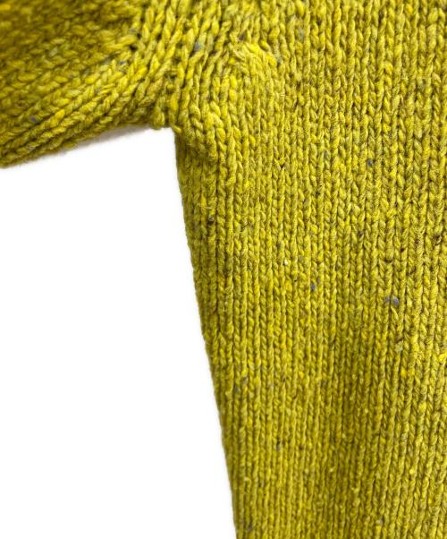 JOHN LAWRENCE SULLIVAN（ジョン ローレンス サリバン）JOHN LAWRENCE SULLIVAN (ジョン ローレンス サリバン) クルーネックニット 黄緑 サイズ:Sの古着・服飾アイテム