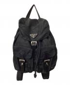 PRADAプラダ）の古着「ナイロンリュック」｜ブラック