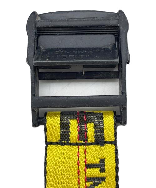 OFFWHITE（オフホワイト）OFFWHITE (オフホワイト) TM WLL 5400 ibsベルト イエロー×ブラックの古着・服飾アイテム