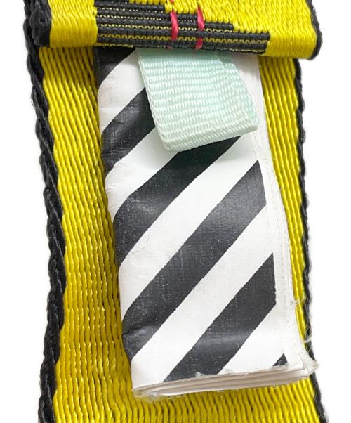 OFFWHITE（オフホワイト）OFFWHITE (オフホワイト) TM WLL 5400 ibsベルト イエロー×ブラックの古着・服飾アイテム