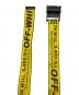 OFFWHITE (オフホワイト) TM WLL 5400 ibsベルト イエロー×ブラック：11000円