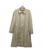 Aquascutumアクアスキュータム）の古着「ステンカラーコート」｜ベージュ