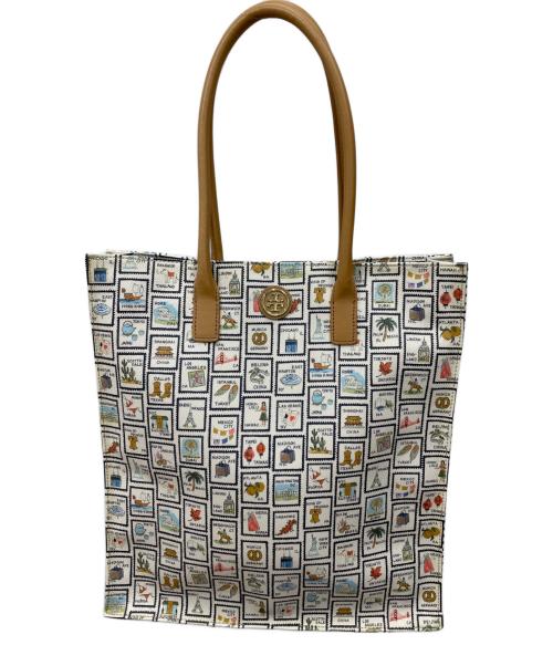 TORY BURCH（トリーバーチ）TORY BURCH (トリーバーチ) トートバッグ アイボリーの古着・服飾アイテム