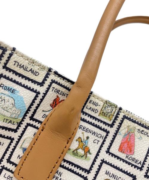 TORY BURCH（トリーバーチ）TORY BURCH (トリーバーチ) トートバッグ アイボリーの古着・服飾アイテム