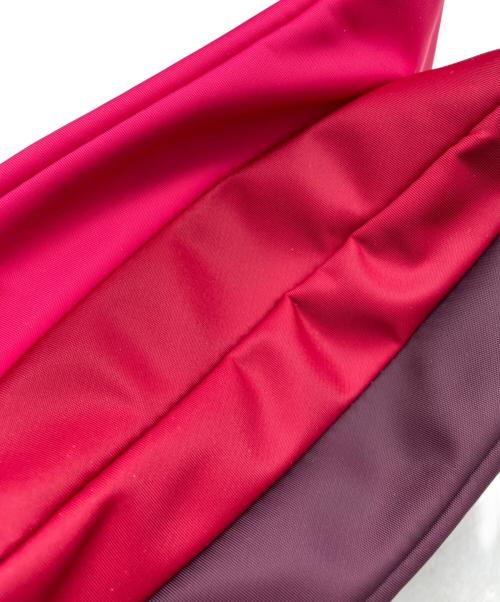 ANYA HINDMARCH（アニヤ・ハインドマーチ）ANYA HINDMARCH (アニヤハインドマーチ) マルチポーチ ピンク×パープルの古着・服飾アイテム