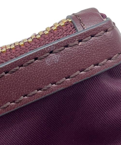 ANYA HINDMARCH（アニヤ・ハインドマーチ）ANYA HINDMARCH (アニヤハインドマーチ) マルチポーチ ピンク×パープルの古着・服飾アイテム