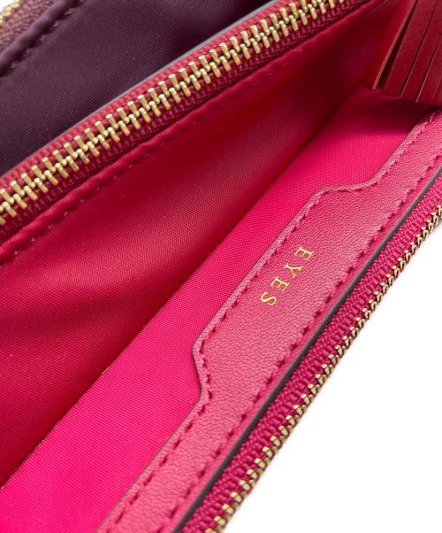 ANYA HINDMARCH（アニヤ・ハインドマーチ）ANYA HINDMARCH (アニヤハインドマーチ) マルチポーチ ピンク×パープルの古着・服飾アイテム