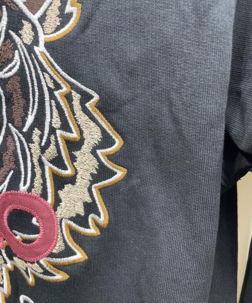 KENZO（ケンゾー）KENZO (ケンゾー) タイガー刺繍パーカー ブラック サイズ:XSの古着・服飾アイテム
