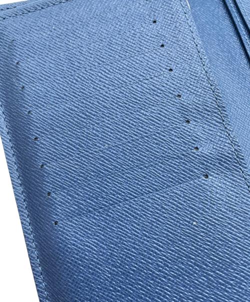 LOUIS VUITTON（ルイ ヴィトン）LOUIS VUITTON (ルイ ヴィトン) 二つ折り長財布 ネイビーの古着・服飾アイテム