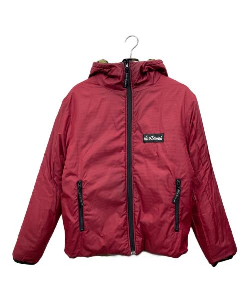 WILD THINGS（ワイルドシングス）WILD THINGS (ワイルドシングス) 中綿ジャケット ピンク×グリーン サイズ:Lの古着・服飾アイテム