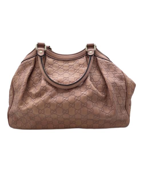 GUCCI（グッチ）GUCCI (グッチ) ハンドバッグ ピンクの古着・服飾アイテム